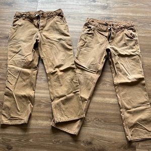2 pairs of Carhartt Men’s work pants